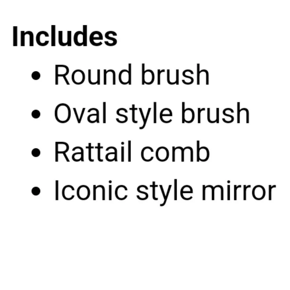 CHI‎ X  Barbie Pretty In Pink Brush Set